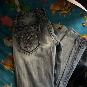 Rock revival jeans for men’s size 34